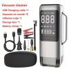 2000A Multi-Functional Portable Power Supply, Car Emergency Start Power Supply, 15V Digital Display with Charging Bank, Vacuum Cleaner, Flashlight