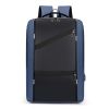 Men's Waterproof Backpack Casual Business Men Computer Backpack 15.6 Inch Laptop Bag Back Light Anti theft Travel Backpack Male
