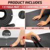 Thick Travel Yoga Mat with Carrying Strap